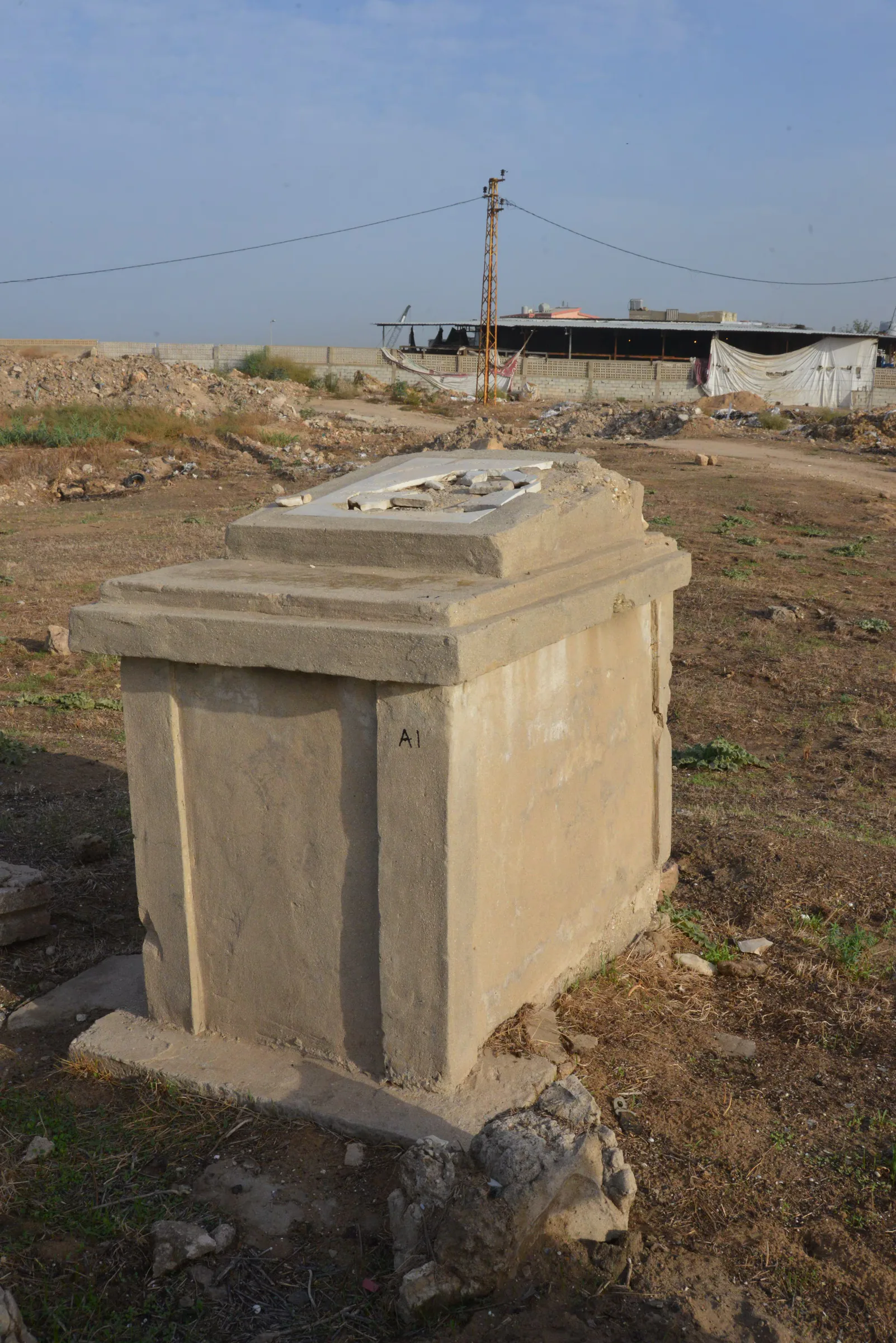 Tomb A1 for Renée BENISTE, photograph 4 at the Jewish Cemetery of Saida
