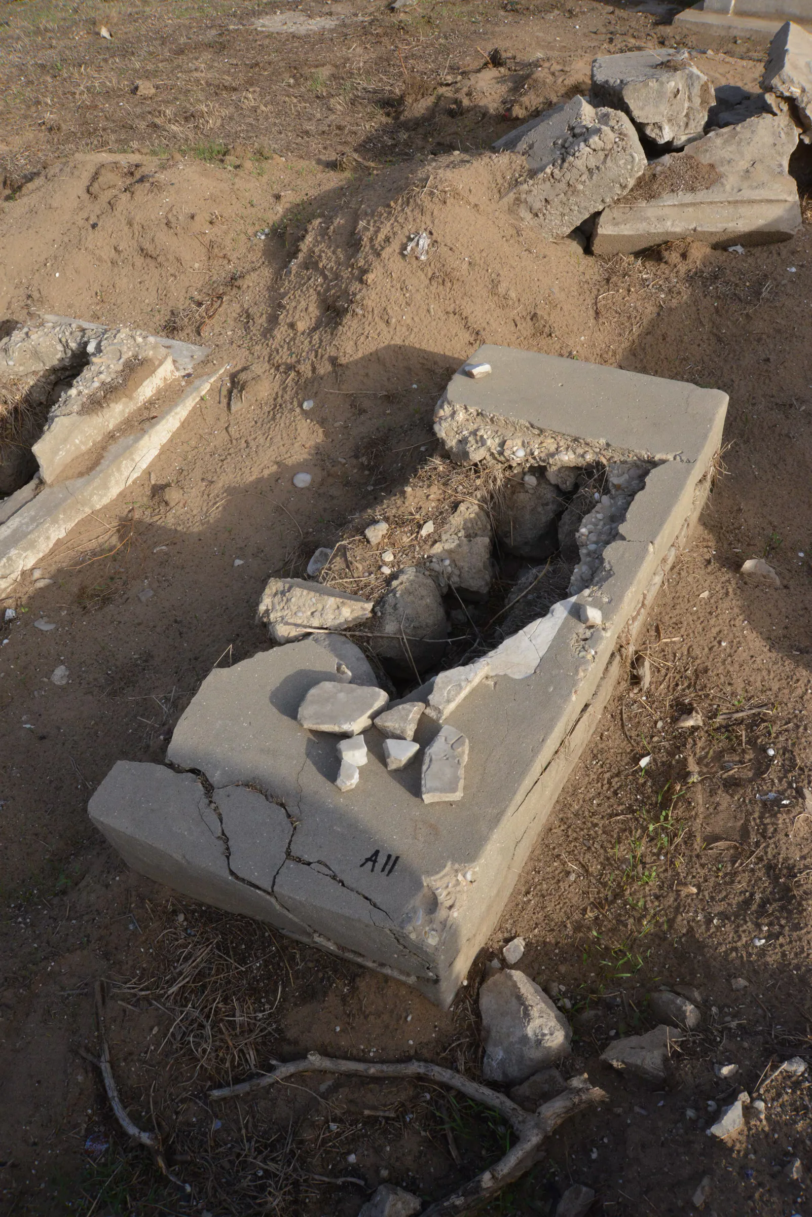 Tomb A11 for Jamileh KHALILI, photograph 4 at the Jewish Cemetery of Saida