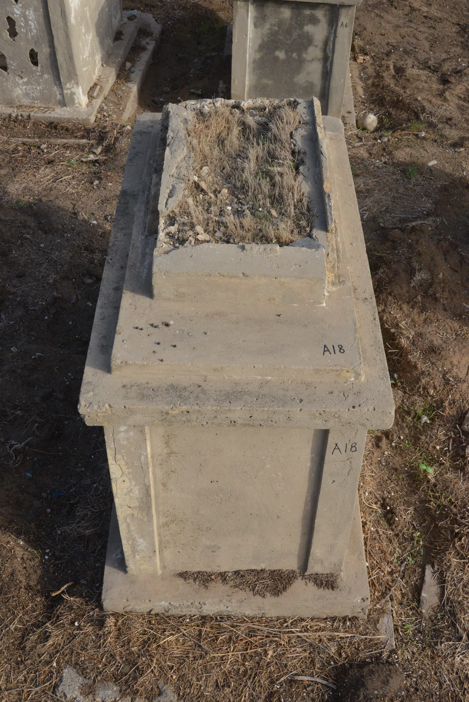 Tomb A18 for Youssef LEVY BASSAL, photograph 3 at the Jewish Cemetery of Saida