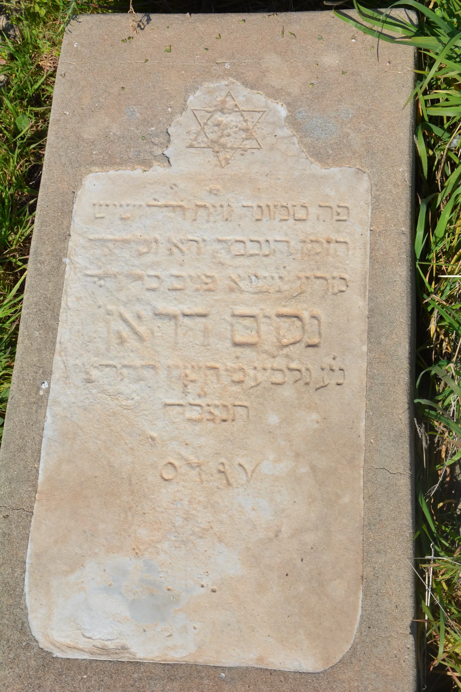 Tomb A24 for Nessim DAHAN, photograph 7 at the Jewish Cemetery of Saida