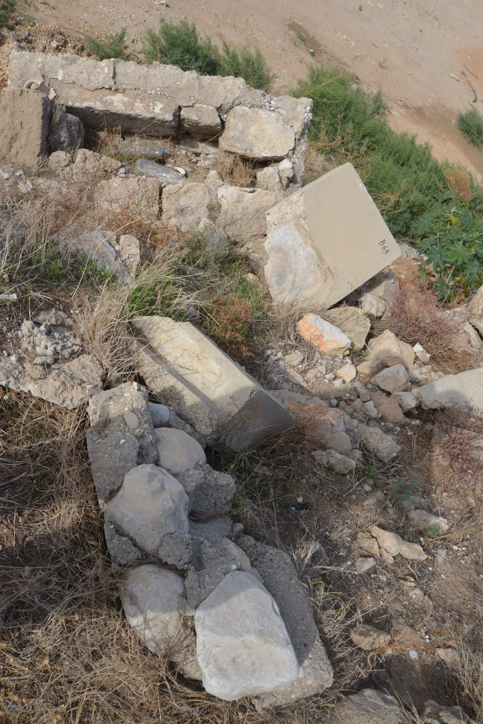 Tomb B63 for Jamileh HADID, photograph 3 at the Jewish Cemetery of Saida