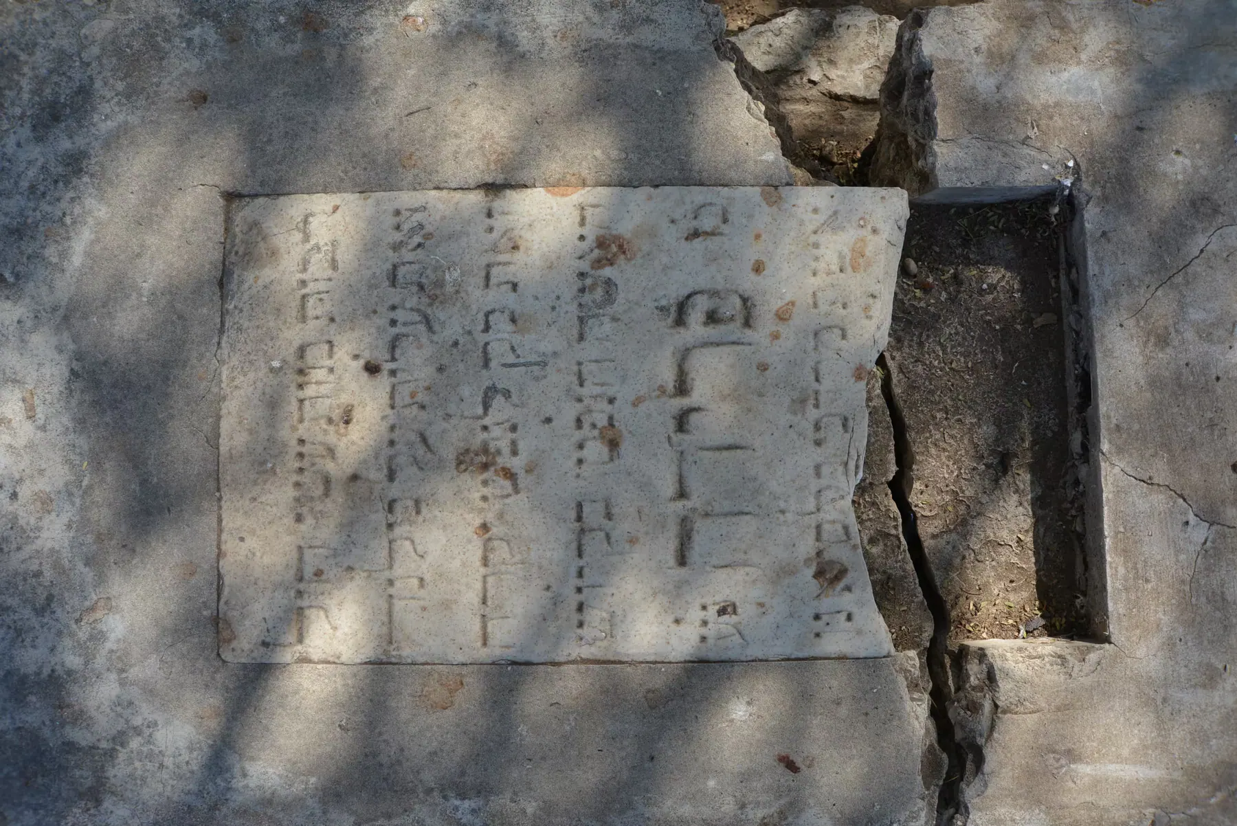 Tomb E15 for Farideh BALACIANO, photograph 3 at the Jewish Cemetery of Saida