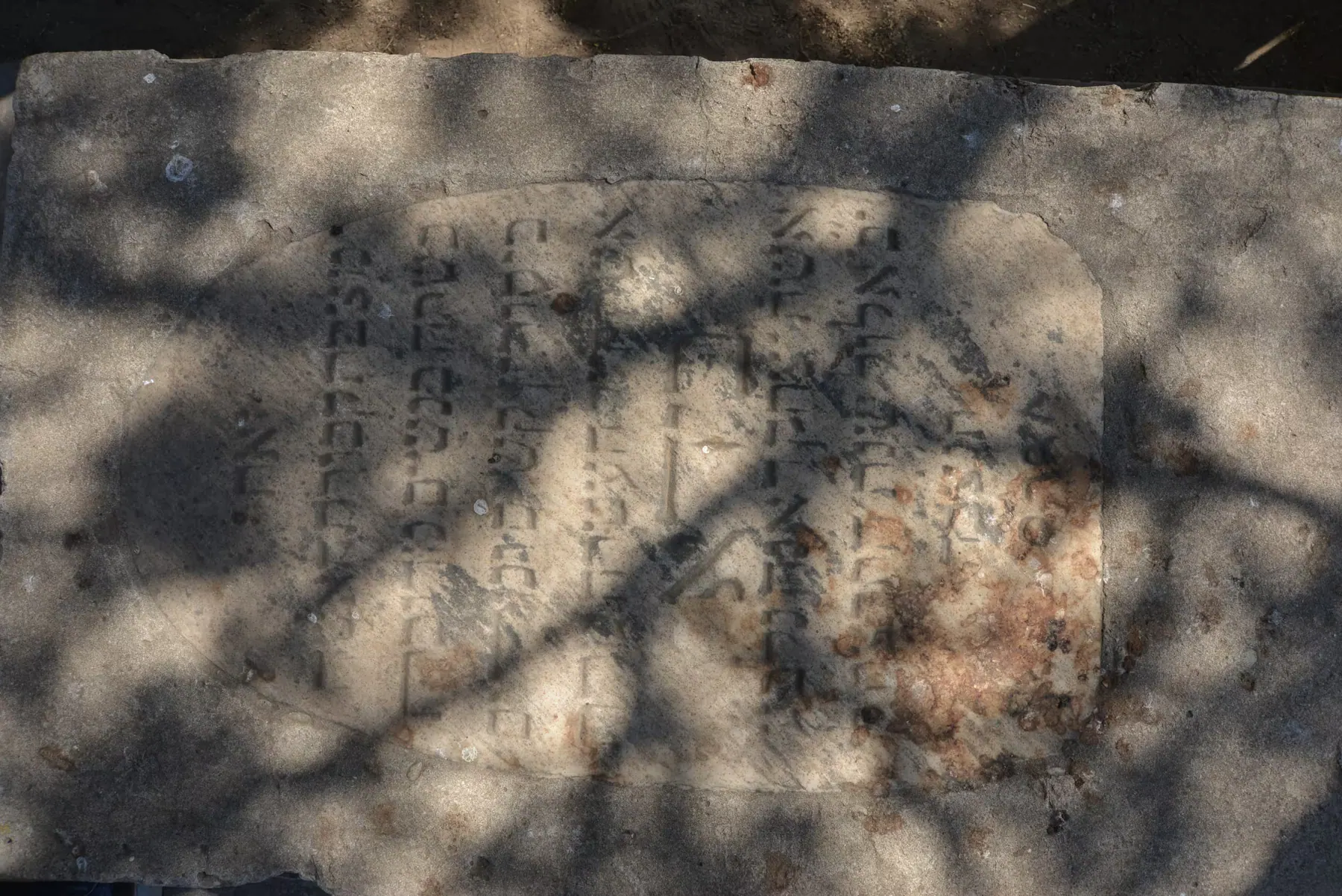 Tomb E32 for Beida DANA, photograph 6 at the Jewish Cemetery of Saida