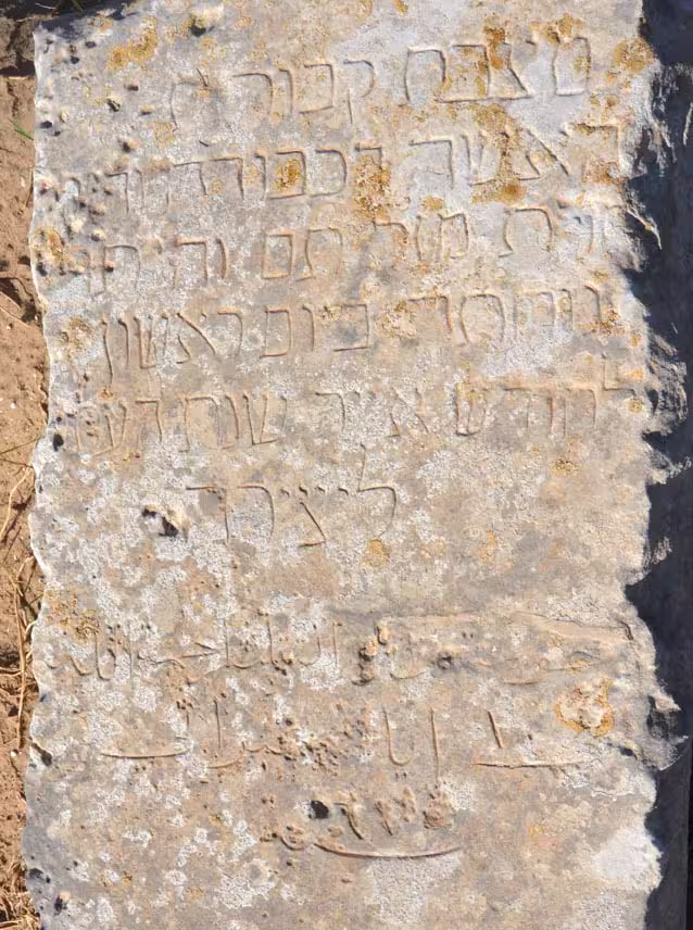 Tomb D18 for Mazal TAM at the Jewish Cemetery of Saida