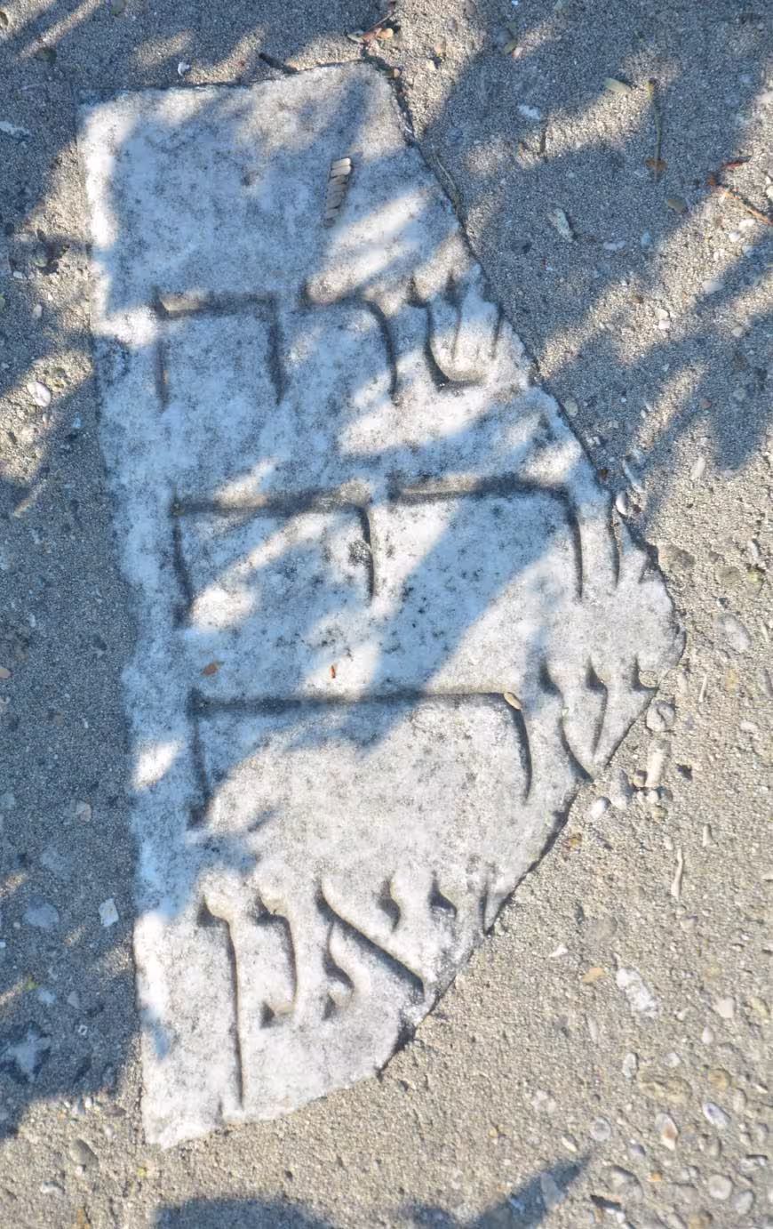 Tomb E44 for Sara BALACIANO at the Jewish Cemetery of Saida