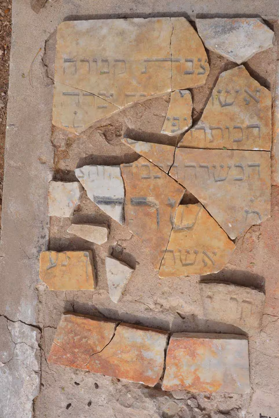 Tomb EN19 for Sara BRAUN at the Jewish Cemetery of Saida